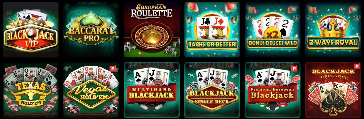 Slotier casino table games