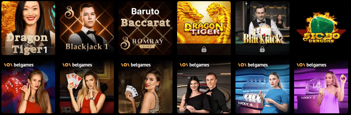 Slotier live dealer games